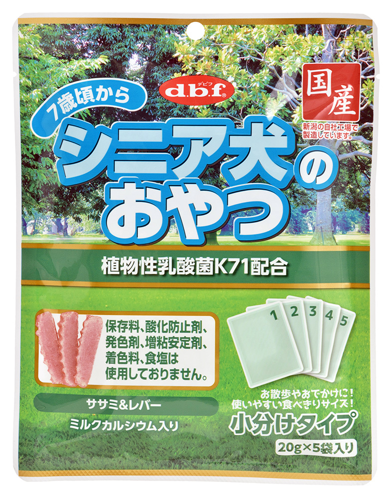 [デビフ(直送)] シニア犬のおやつ 乳酸菌 100g ／1ケース(48点) ※発注単位・最低発注数量(混載20ケース以上)にご注意下さい