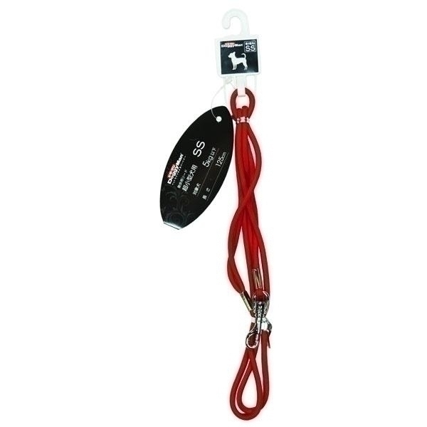 [ドギーマンハヤシ] MD4011 細丸リード 4mm レッド