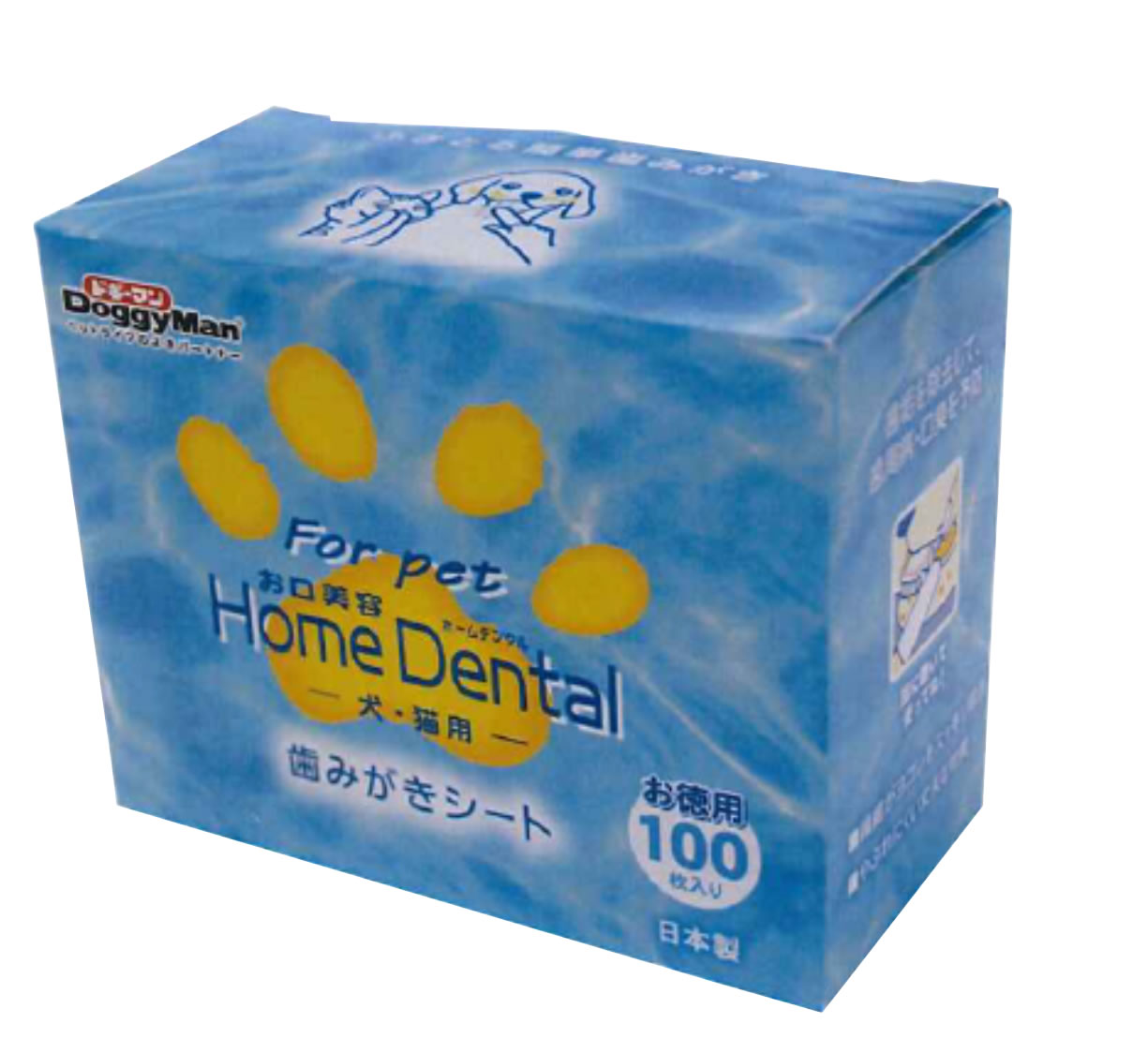 ドギーマンハヤシ] ホームデンタル歯みがきシート100枚入りの卸売り | ペット用品の仕入は「PETポチッと」で！
