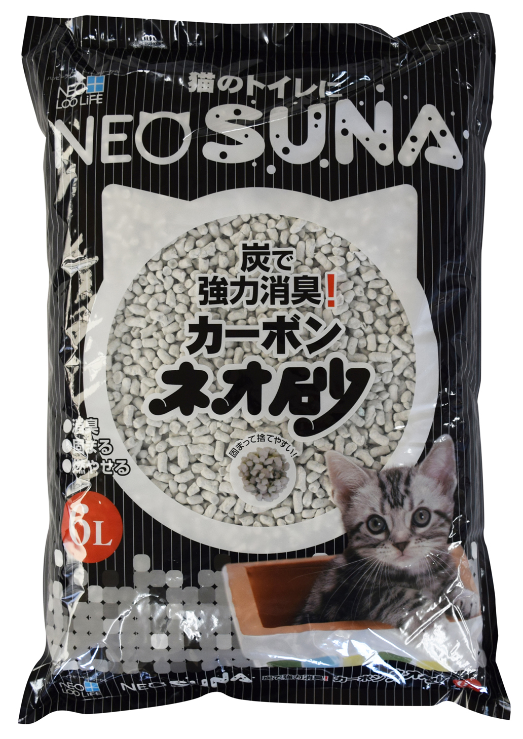 [コーチョー] NEO SUNA ネオ砂 カーボン 6L