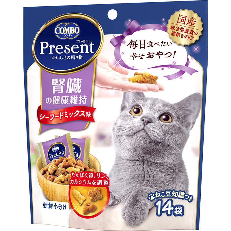 [日本ペットフード] コンボ プレゼント キャット おやつ 腎臓の健康維持 42g