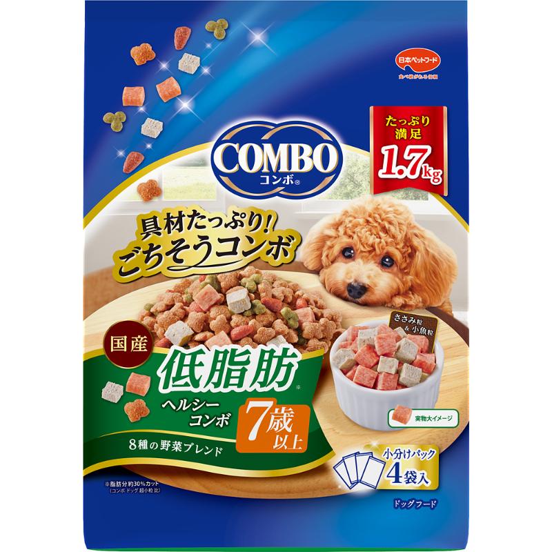［日本ペットフード(直送)］コンボ 低脂肪ヘルシーコンボ 7歳以上 1.7kg