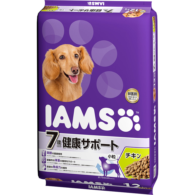 [マース] アイムス 7歳以上用 健康サポート チキン 小粒 12kg　【3月特価】