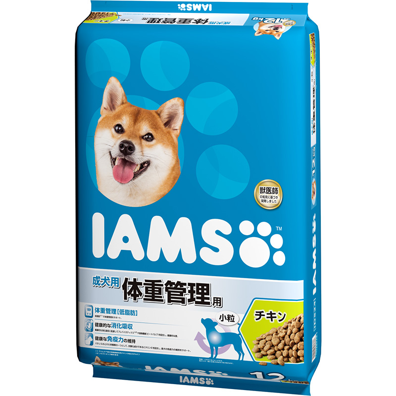 [マース] アイムス 成犬用 体重管理用 チキン 小粒 12kg　【3月特価】