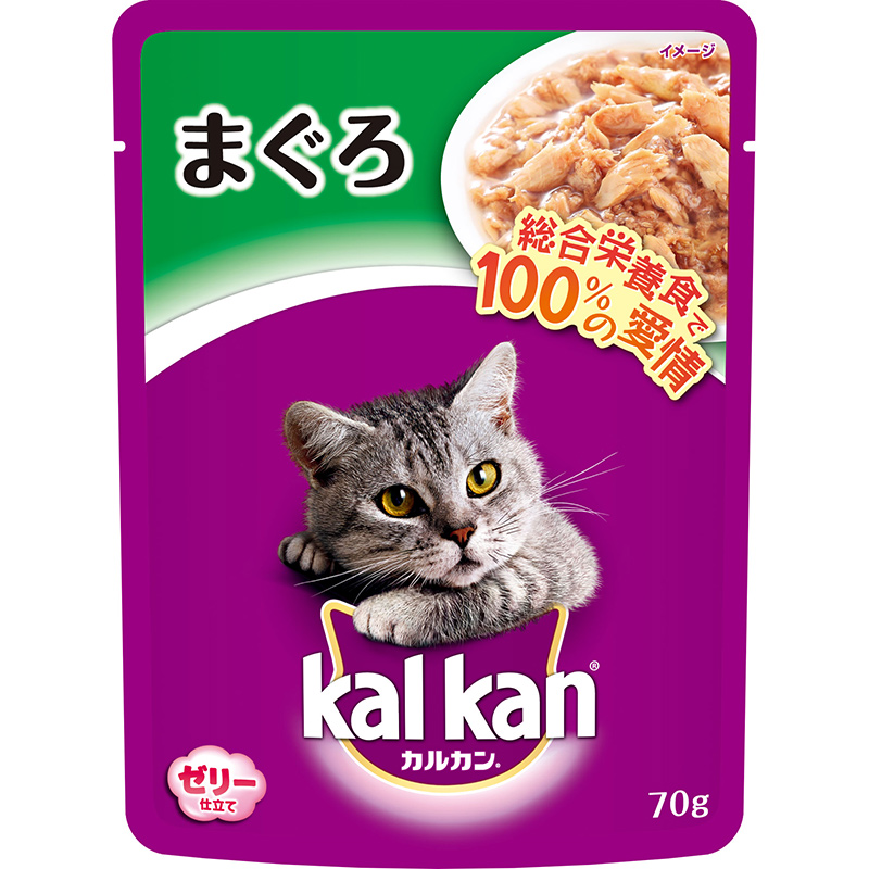 ［マース］カルカン パウチ 1歳から まぐろ 70g　【3月特価】