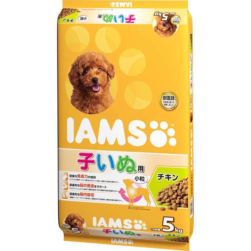 [マース] アイムス 12か月までの子いぬ用 チキン 小粒 5kg　【3月特価】