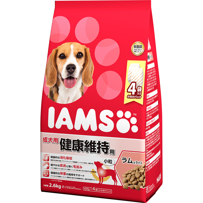 [マース] アイムス 成犬用 健康維持用 ラム＆ライス 小粒 2.6kg