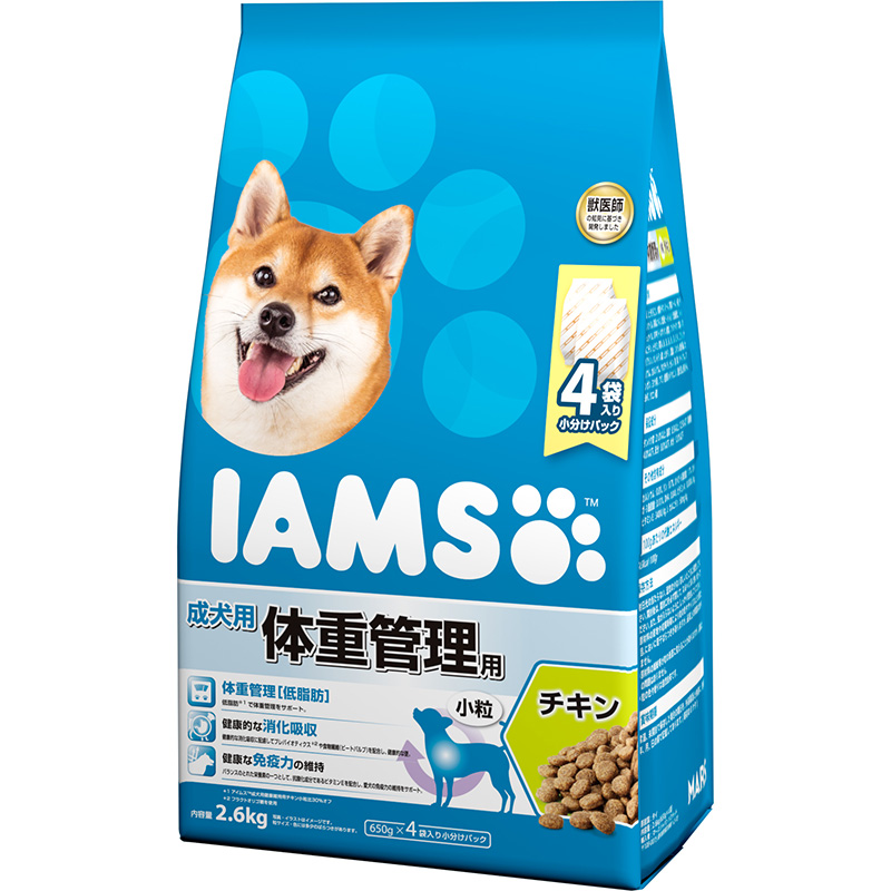 [マース] アイムス 成犬用 体重管理用 チキン 小粒 2.6kg