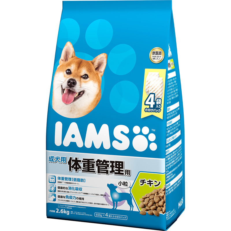 [マース] アイムス 成犬用 体重管理用 チキン 小粒 2.6kg　【決算セール】