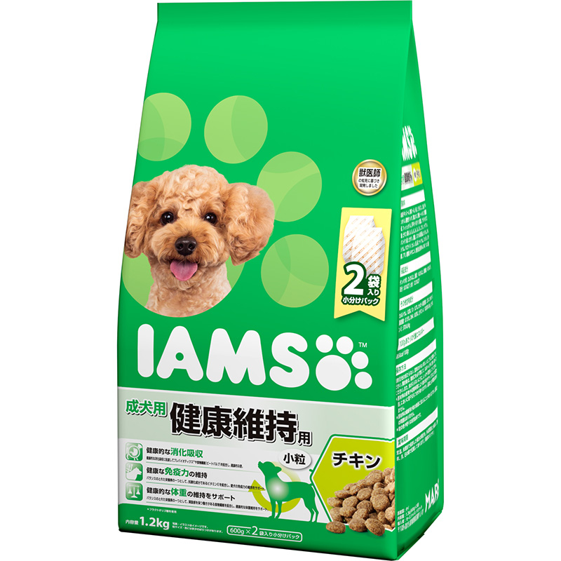 [マース] アイムス 成犬用 健康維持用 チキン 小粒 1.2kg
