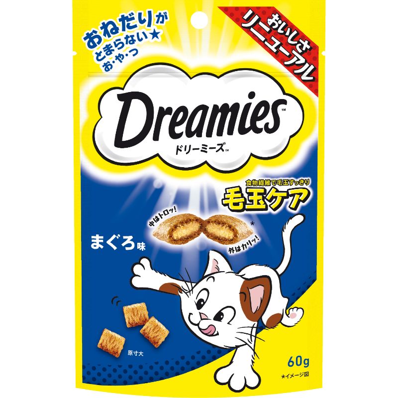 [マース] ドリーミーズ 毛玉ケア まぐろ味 60g