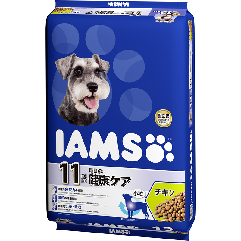[マース] アイムス 11歳以上用 毎日の健康ケア チキン 小粒 12kg　【3月特価】