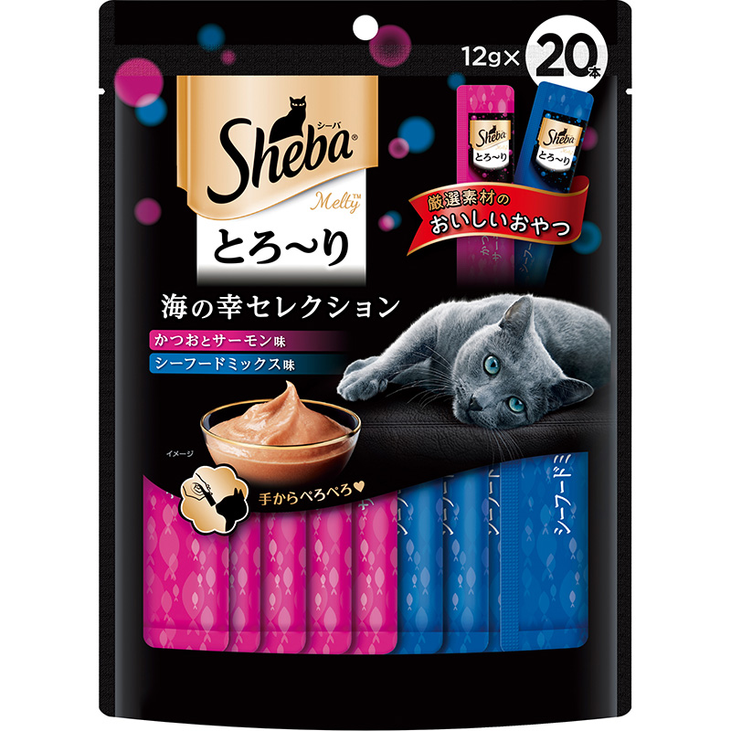 [マース] シーバ とろ～り メルティ 海の幸セレクション 12g×20P　【4月特価】