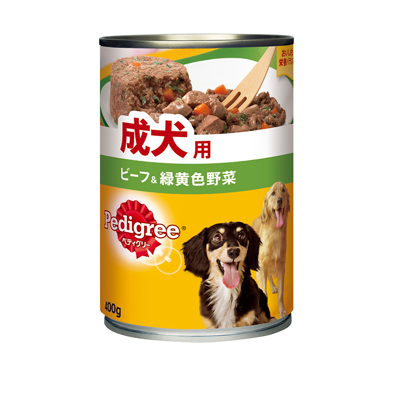 [マース] ペディグリー 成犬用 ビーフ＆緑黄色野菜 400g