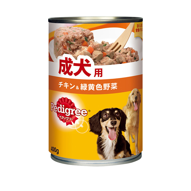 [マース] ペディグリー 成犬用 チキン＆緑黄色野菜 400g