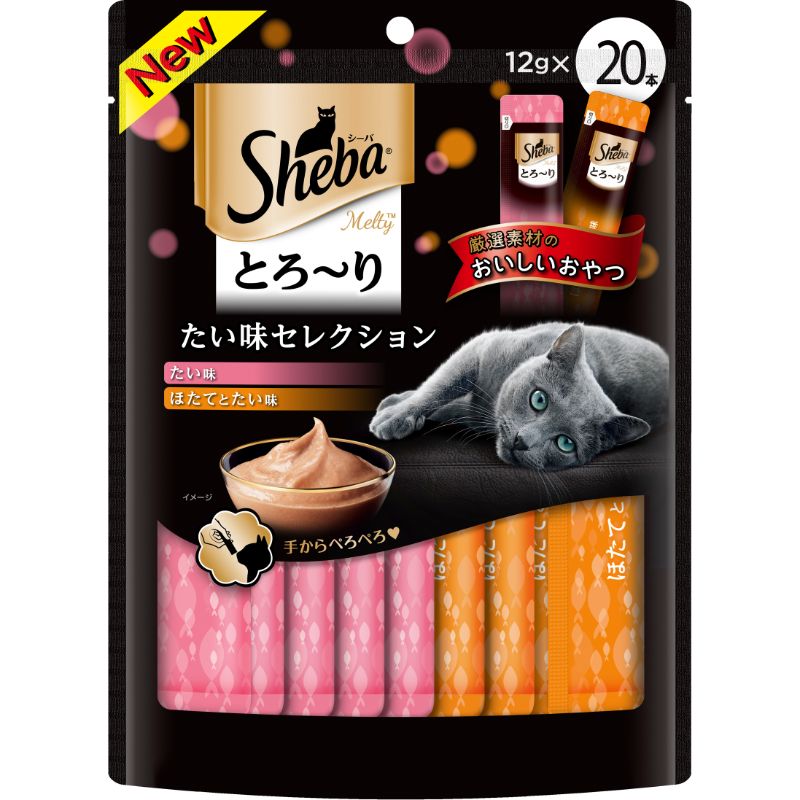 [マース] シーバ とろ～り メルティ たい味セレクション 12g×20P