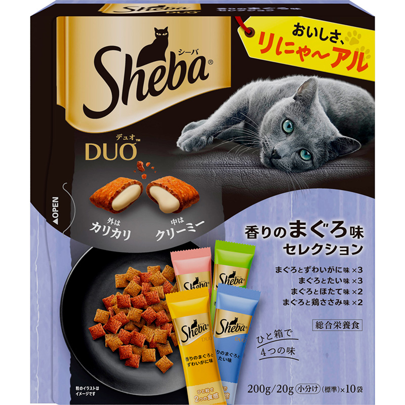 ［マースジャパン］シーバ デュオ 香りのまぐろ味セレクション 200g