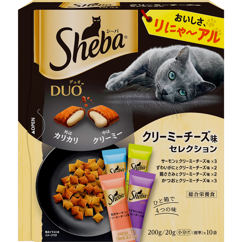 ［マースジャパン］シーバ デュオ クリーミーチーズ味セレクション 200g