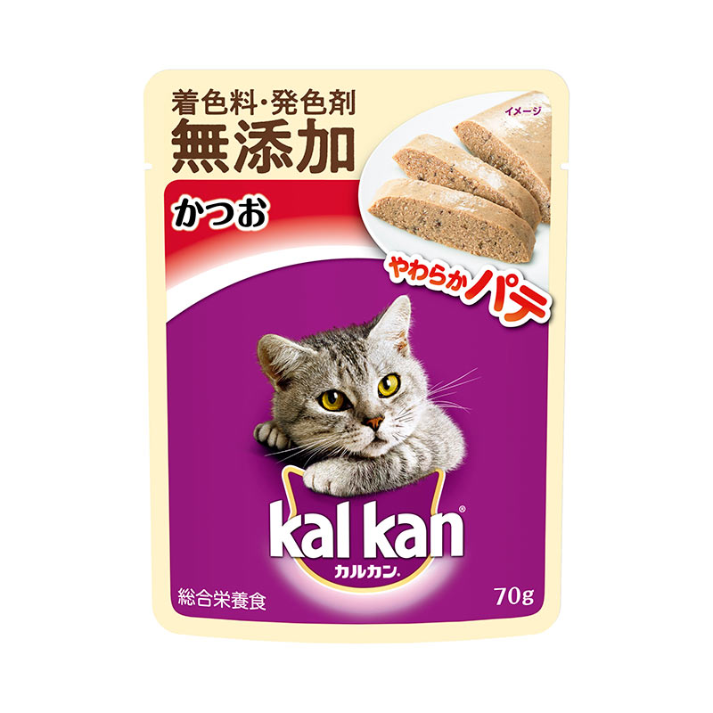 ［マース］カルカン パウチ やわらかパテ かつお 70g　【3月特価】