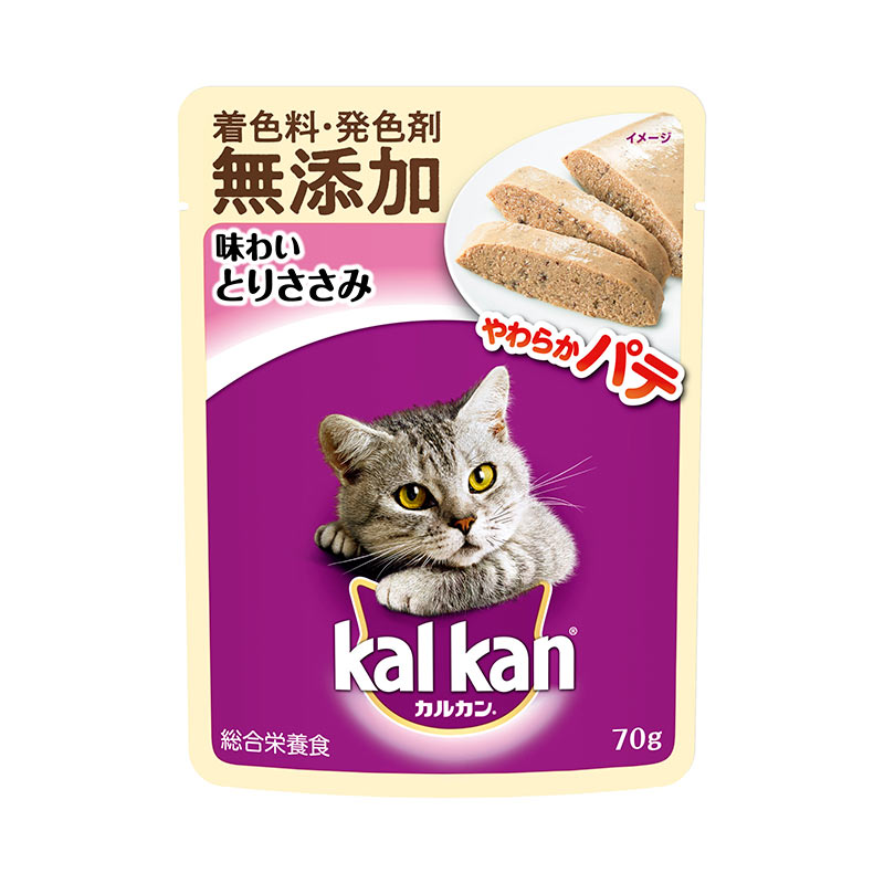［マース］カルカン パウチ やわらかパテ 味わいとりささみ 70g　【3月特価】
