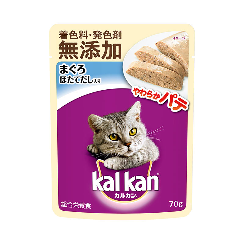 ［マース］カルカン パウチ やわらかパテ まぐろ ほたてだし入り 70g　【3月特価】