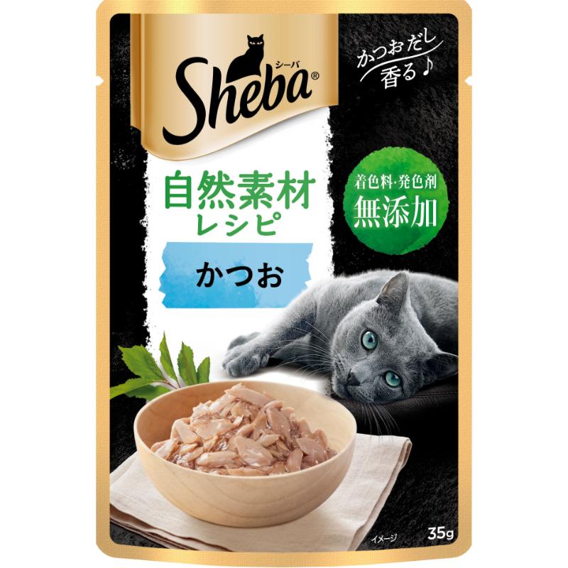 ［マースジャパン］シーバ 自然素材レシピ かつお 35g