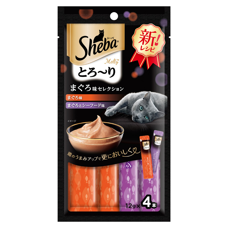 ［マースジャパン］シーバ とろ～り メルティ まぐろ味セレクション 12g×4本