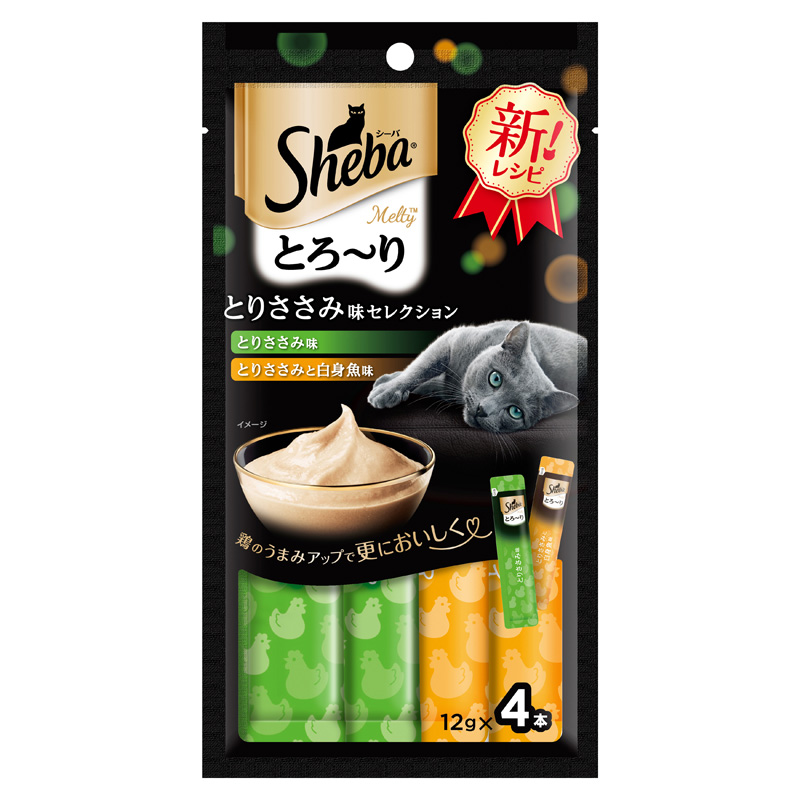 ［マースジャパン］シーバ とろ～り メルティ とりささみ味セレクション 12g×4本