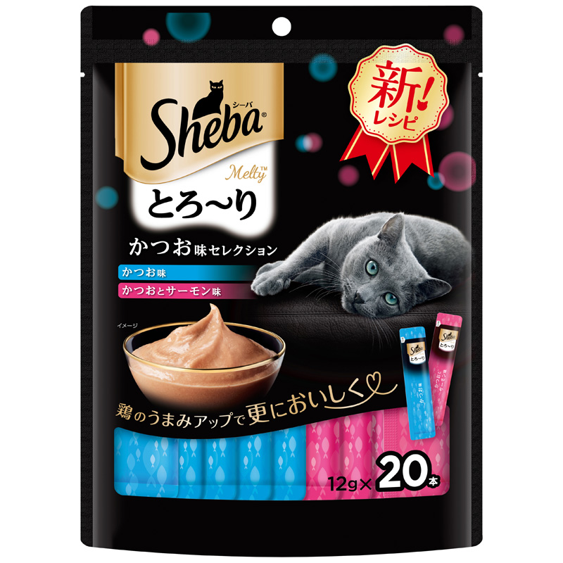 ［マースジャパン］シーバ とろ～り メルティ かつお味セレクション 12g×20本