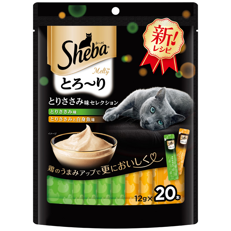 ［マースジャパン］シーバ とろ～り メルティ とりささみ味セレクション 12g×20本