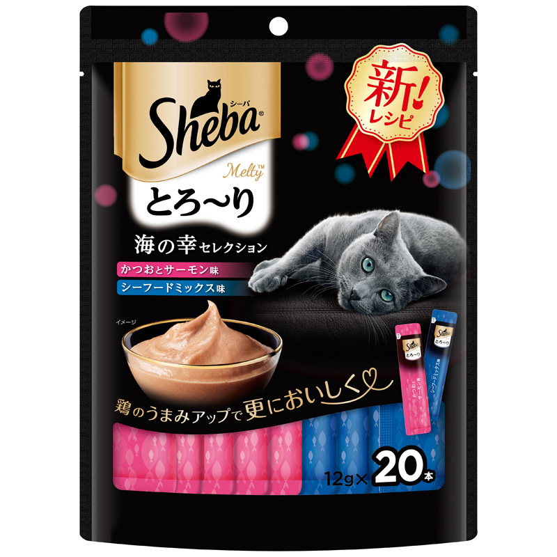 ［マースジャパン］シーバ とろ～り メルティ 海の幸セレクション 12g×20本