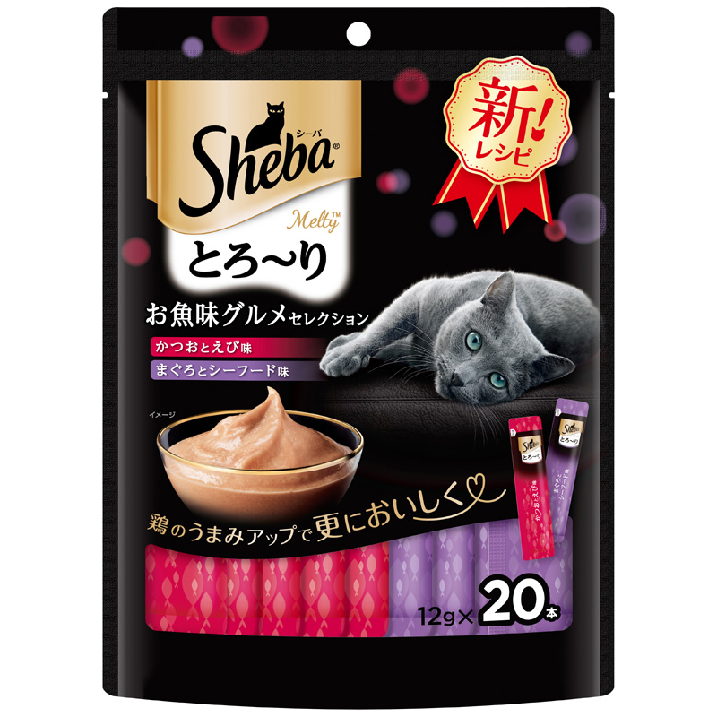 ［マースジャパン］シーバ とろ～り メルティ お魚味グルメセレクション 12g×20本