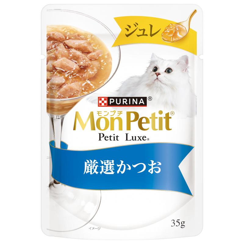 ［ネスレ］モンプチ プチリュクスパウチ ジュレ 厳選かつお 35g