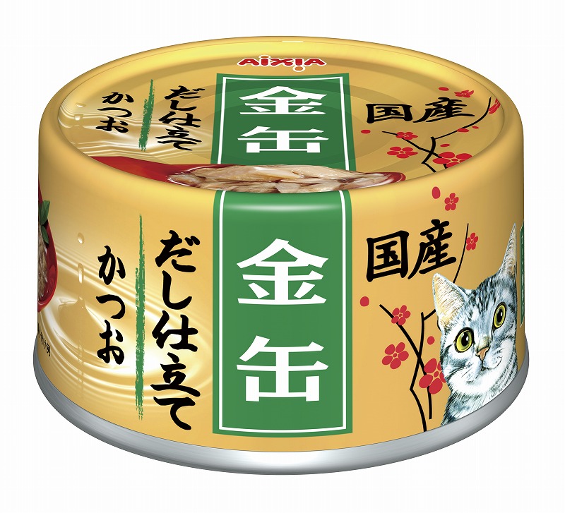 [アイシア] 金缶だし仕立て かつお 70g