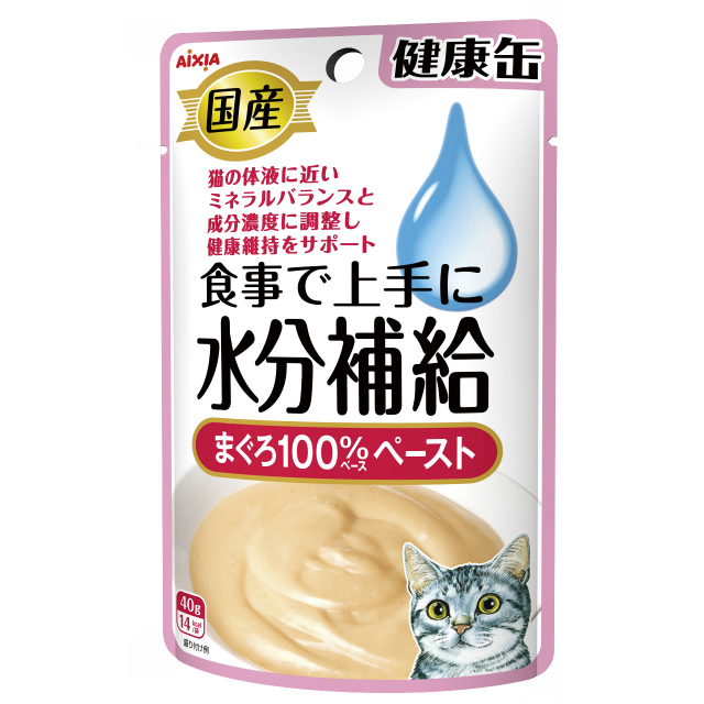 [アイシア] 国産健康缶パウチ水分補給まぐろペースト 40g　【3月特価】