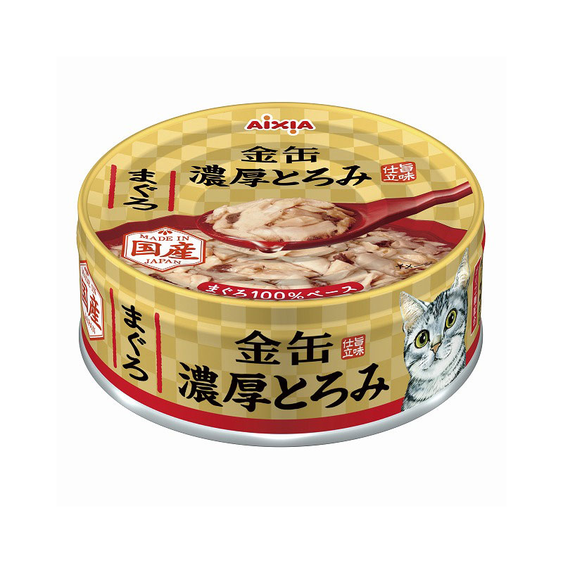 ［アイシア］金缶 濃厚とろみ まぐろ 70g