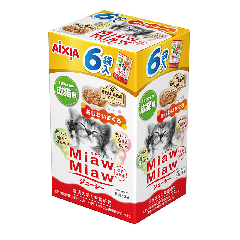 ［アイシア］MiawMiawジューシー6個入 あじわいまぐろ360g