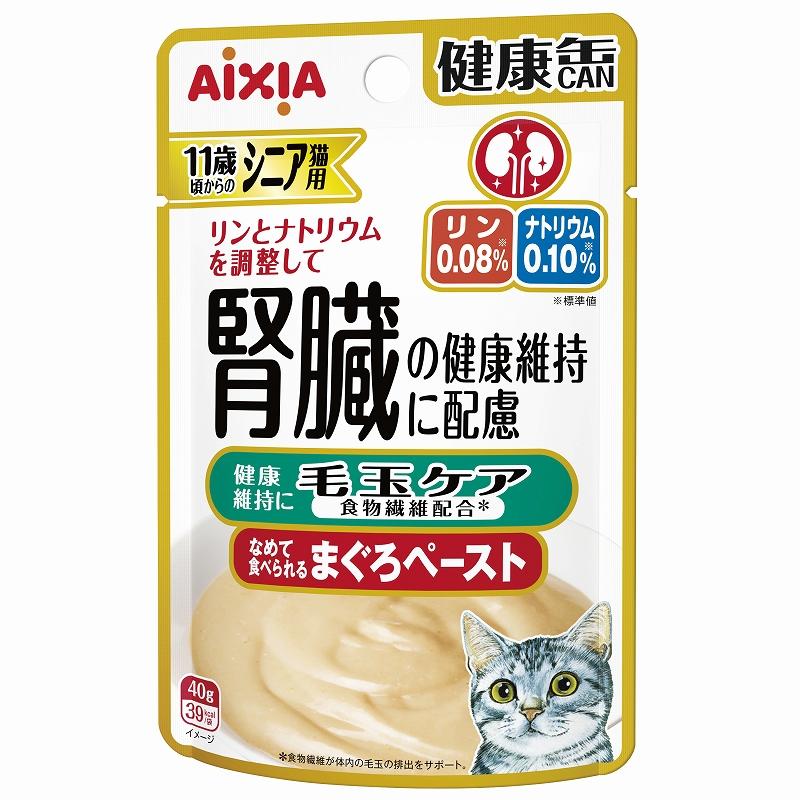 [アイシア] 健康缶パウチ シニア猫用 毛玉ケア 40g