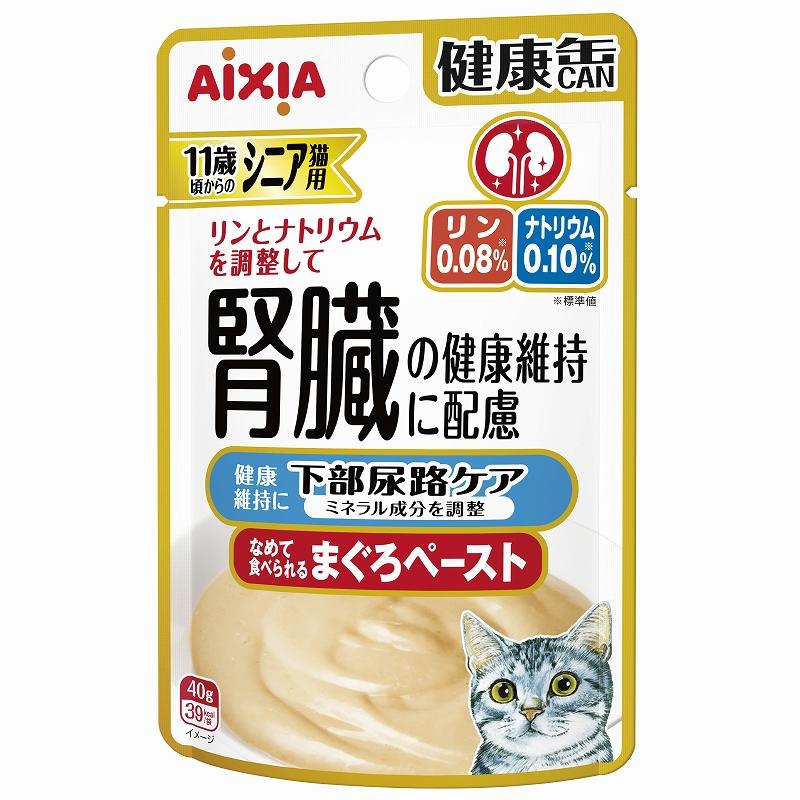 [アイシア] 健康缶パウチ シニア猫用 下部尿路ケア 40g