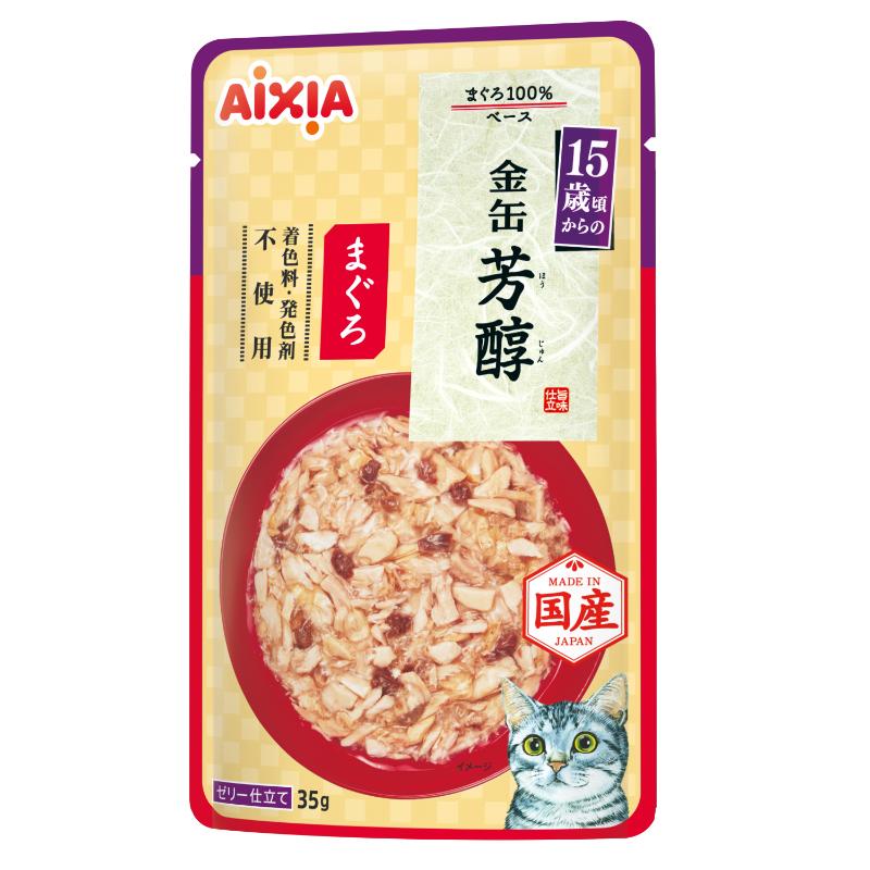 ［アイシア］金缶 芳醇 15歳頃からのまぐろ 35g