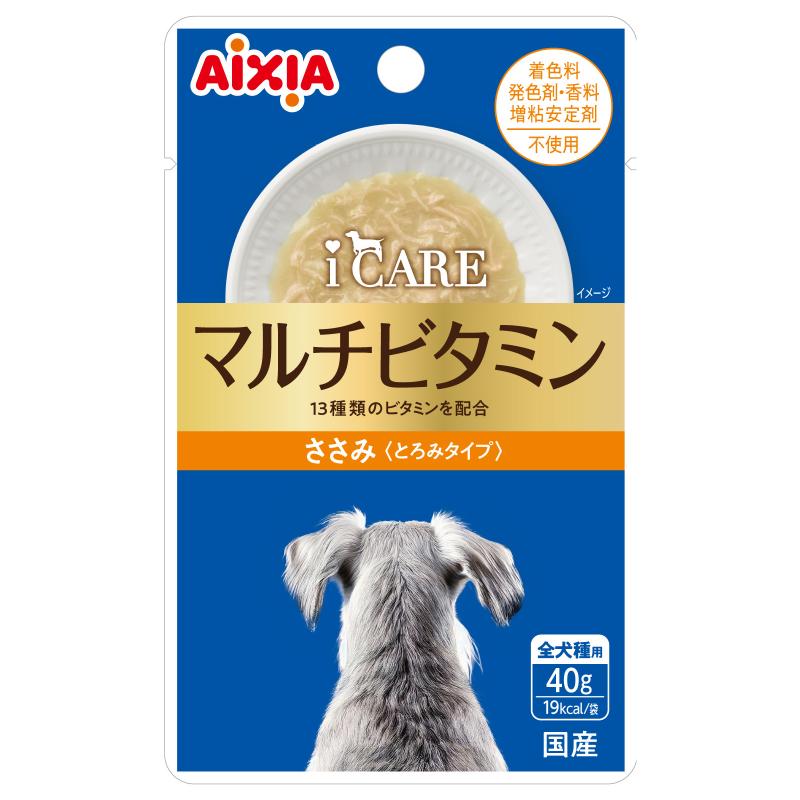 ［アイシア］i CARE ドッグ マルチビタミン ささみ とろみタイプ 40g