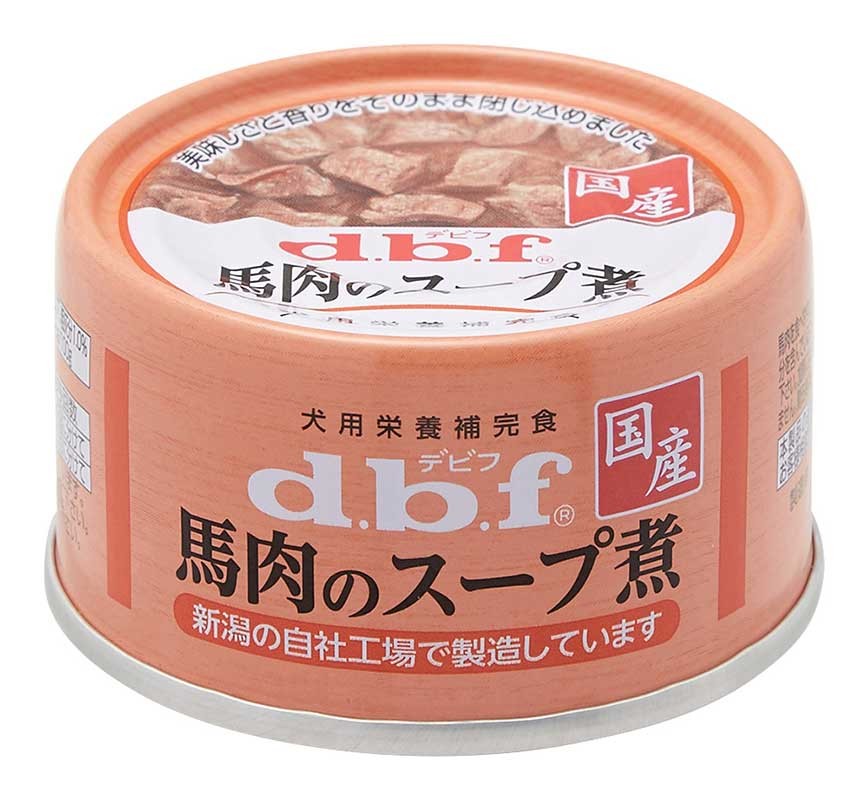 ［デビフ(直送)］馬肉のスープ煮 65g ／1ケース(24点) ※発注単位・最低発注数量(混載40ケース以上)にご注意下さい