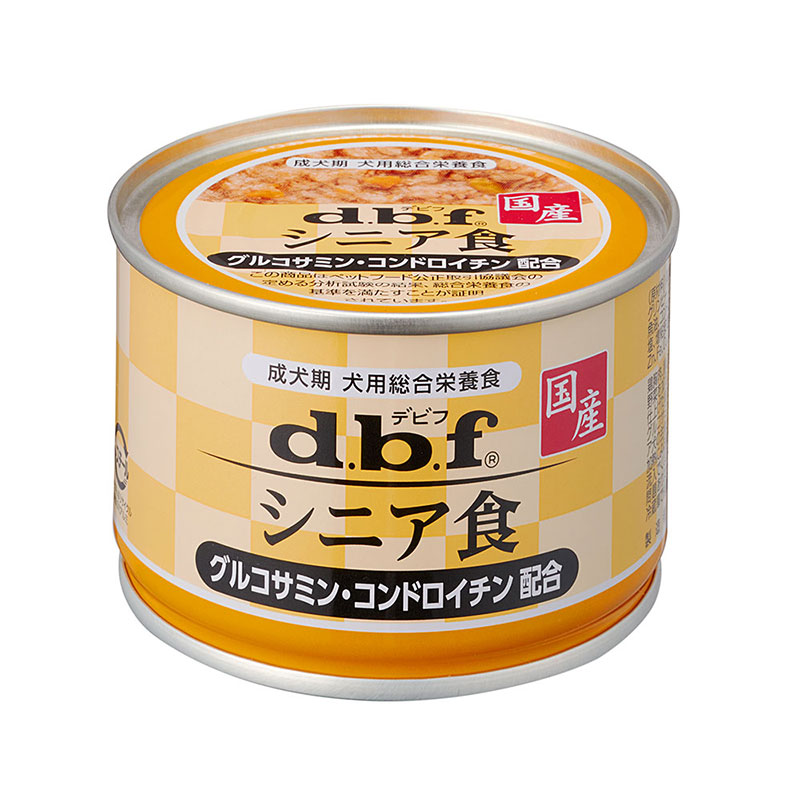 ［デビフペット(直送)］シニア食 グルコサミン・コンドロイチン配合 150g／1ケース(24点) ※発注単位・最低発注数量(混載20ケース以上)にご注意下さい