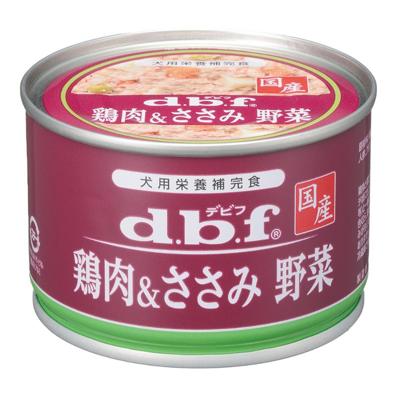 ［デビフペット］鶏肉＆ささみ 野菜 150g