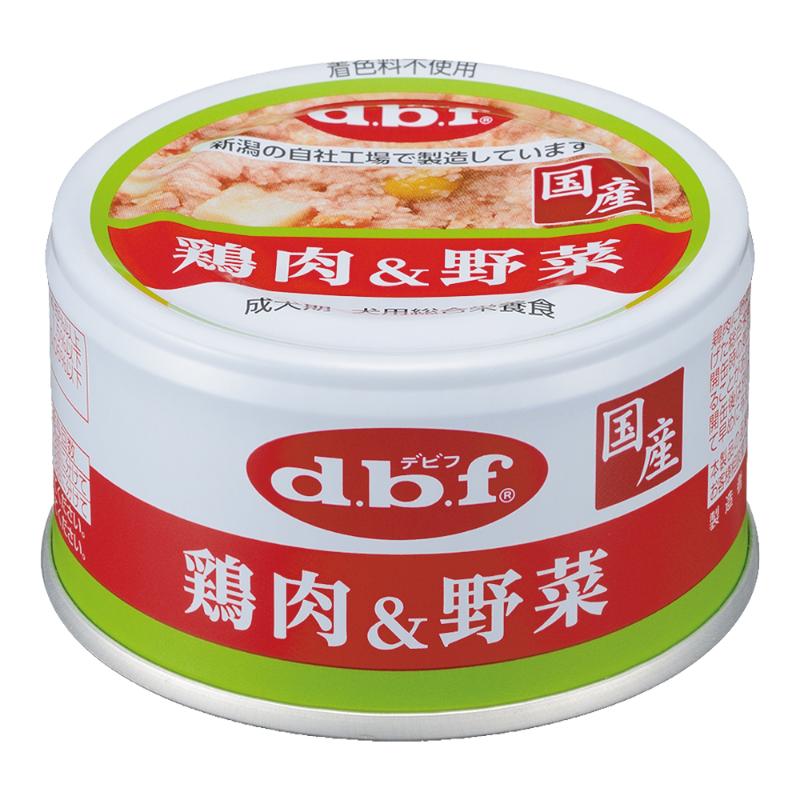 ［デビフペット］鶏肉＆野菜 85g