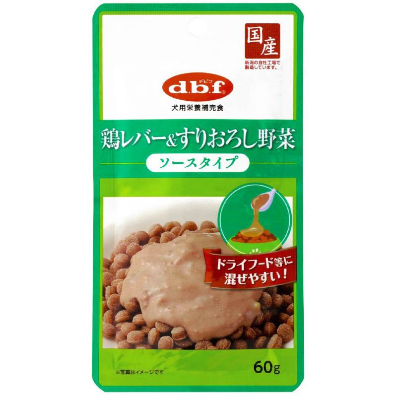 [デビフペット]鶏レバー&すりおろし野菜 ソースタイプ 60g