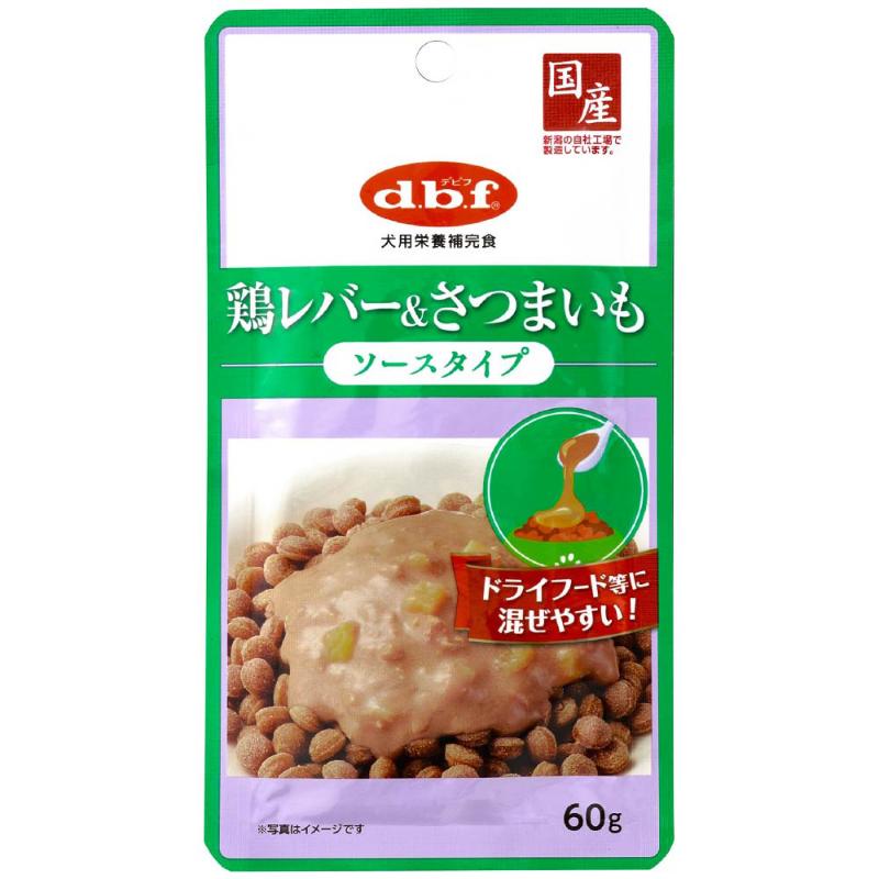 [デビフペット]鶏レバー&さつまいも ソースタイプ 60g