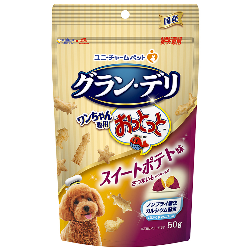 [ユニ・チャーム] グラン・デリ ワンちゃん専用 おっとっと スイートポテト味 50g