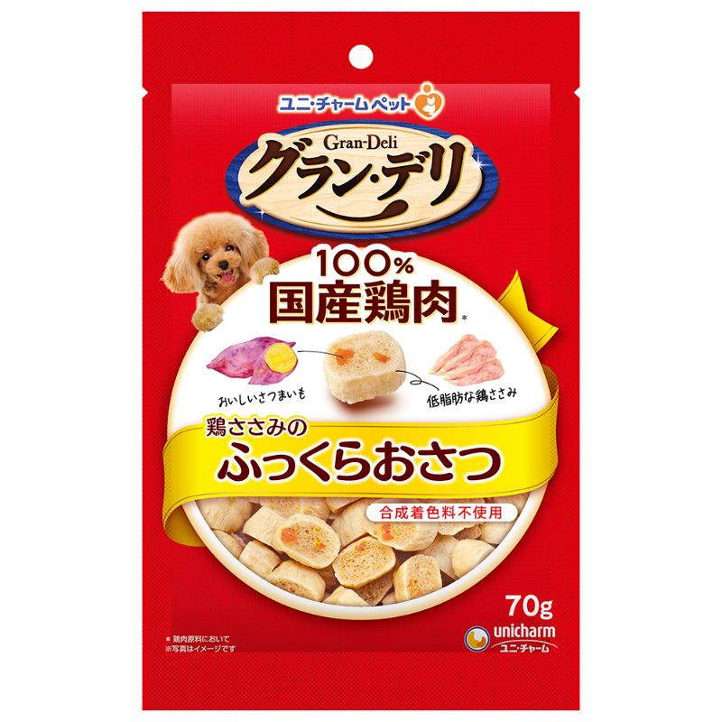 [ユニ・チャーム] グラン・デリ きょうのごほうび 鶏ささみのふっくらおさつ 70g