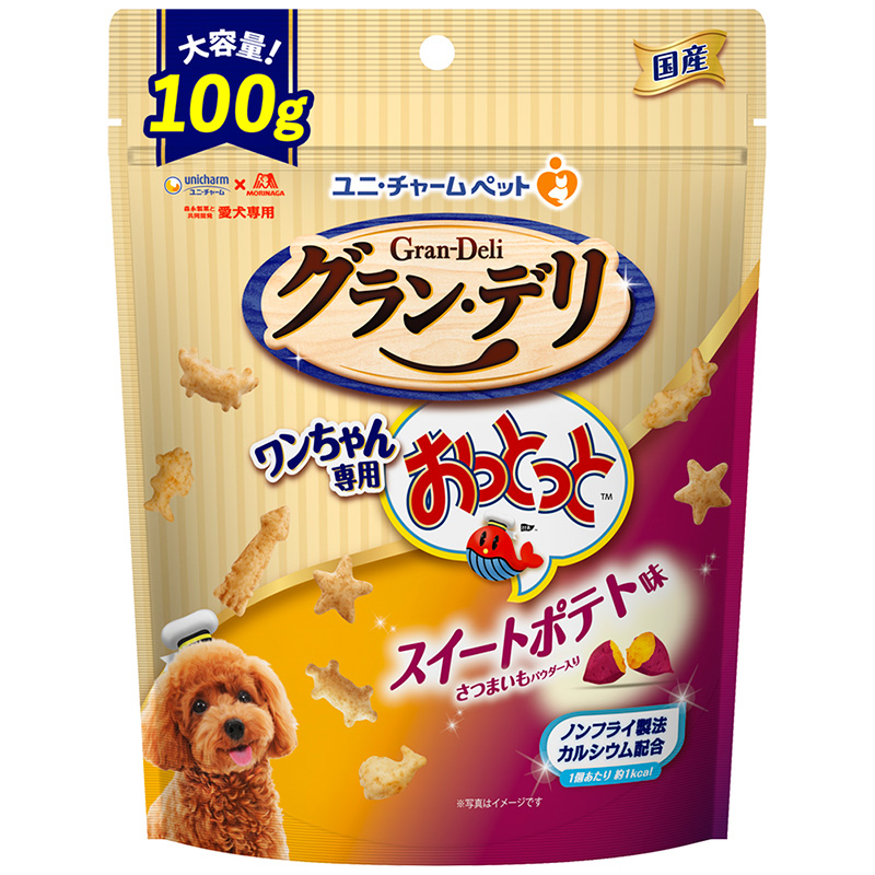 ［ユニ・チャーム］グラン・デリ ワンちゃん専用おっとっと スイートポテト味 100g